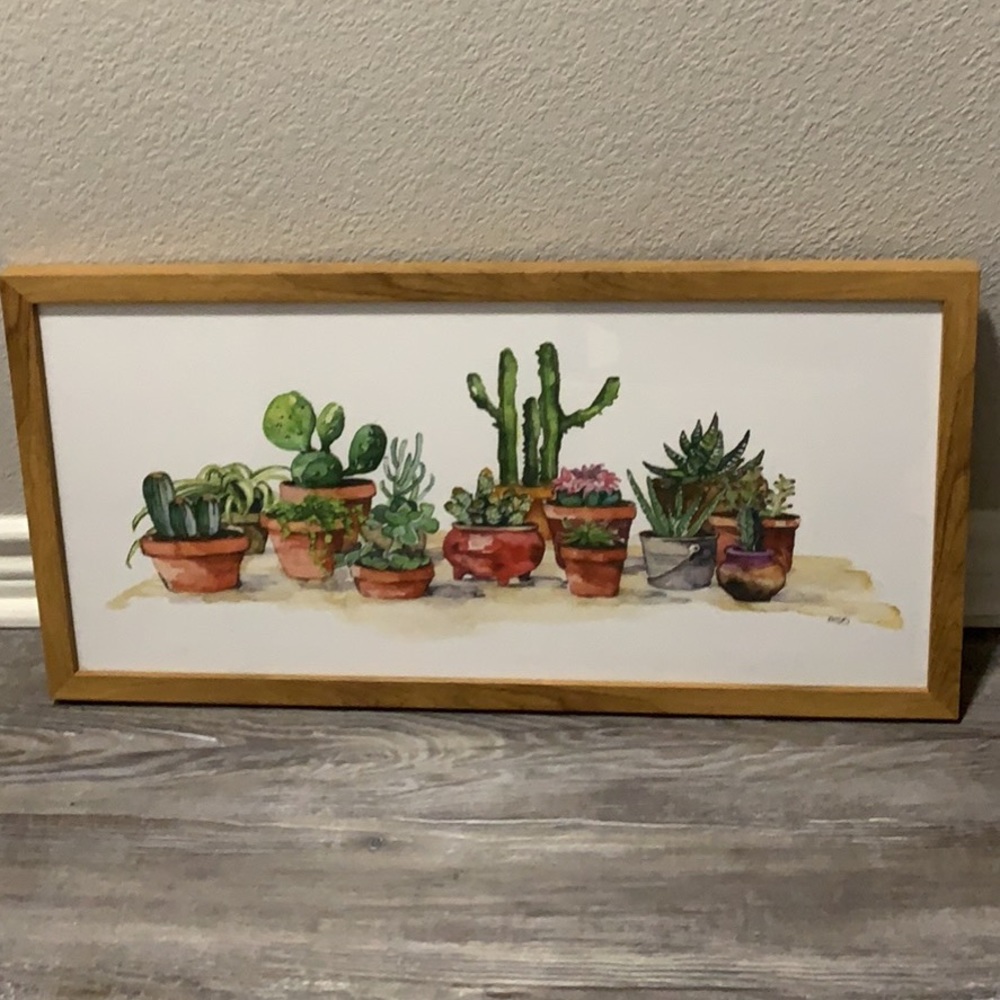Cactus Art Frame